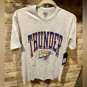 NEW WITH TAGS Unisex super soft 47 Brand Oklahoma Thunder T-Shirt size Small